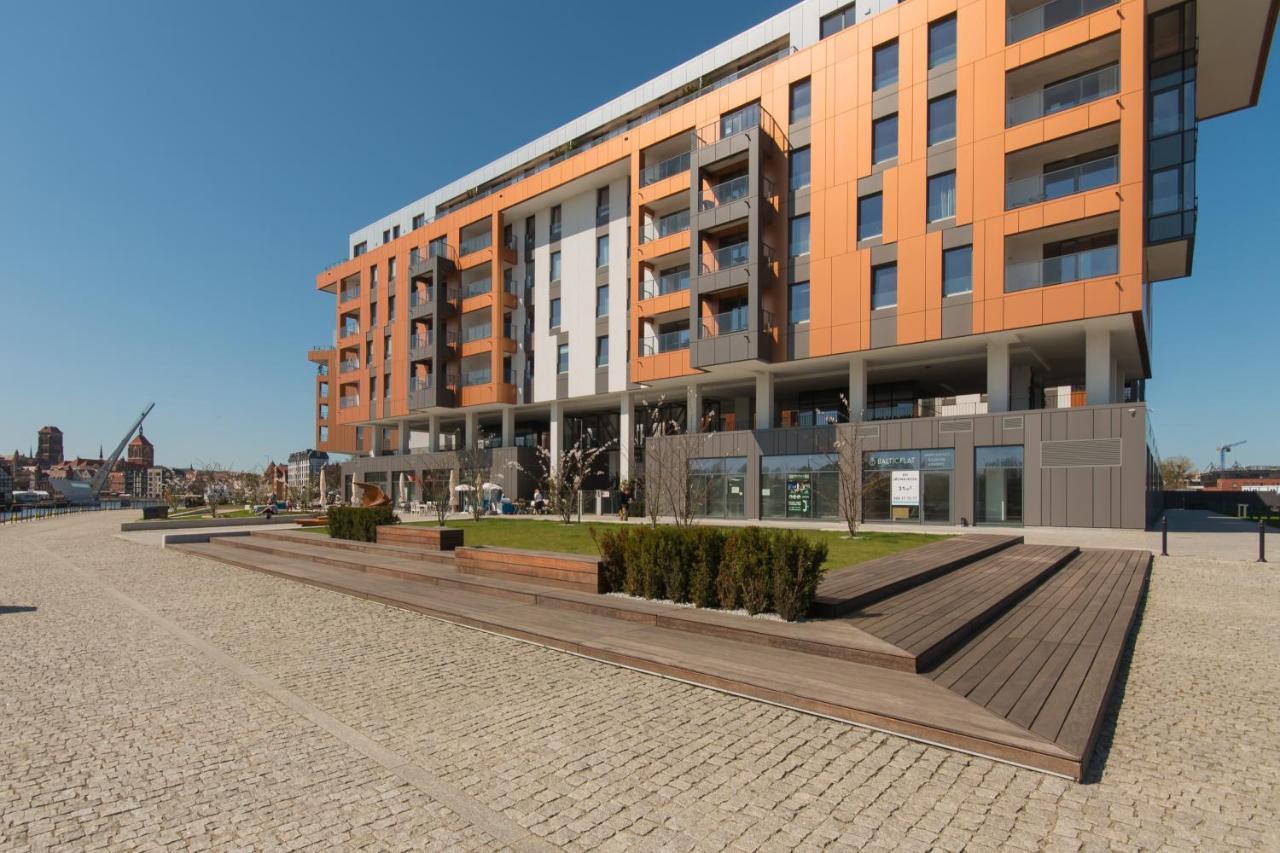 Citystay Brabank Apartament Nad Motlawa Danzig Exterior foto