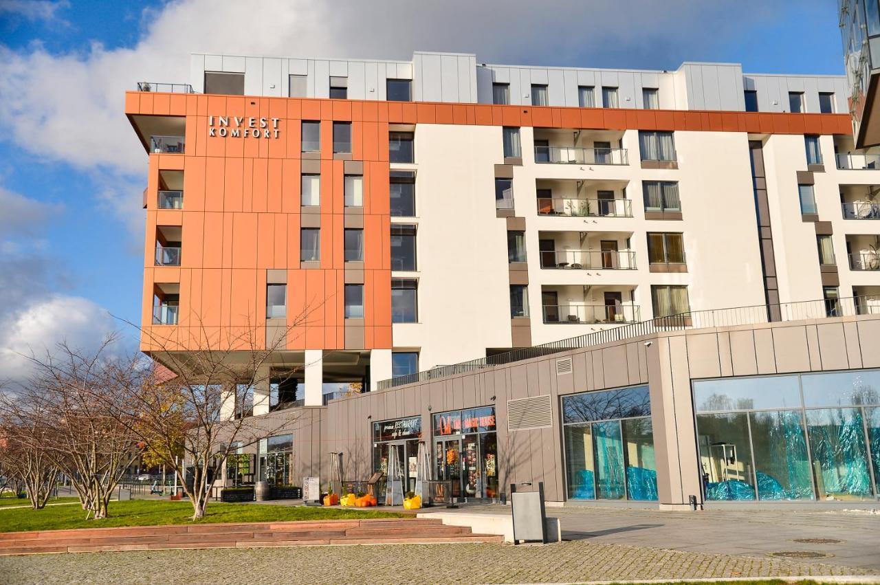 Citystay Brabank Apartament Nad Motlawa Danzig Exterior foto