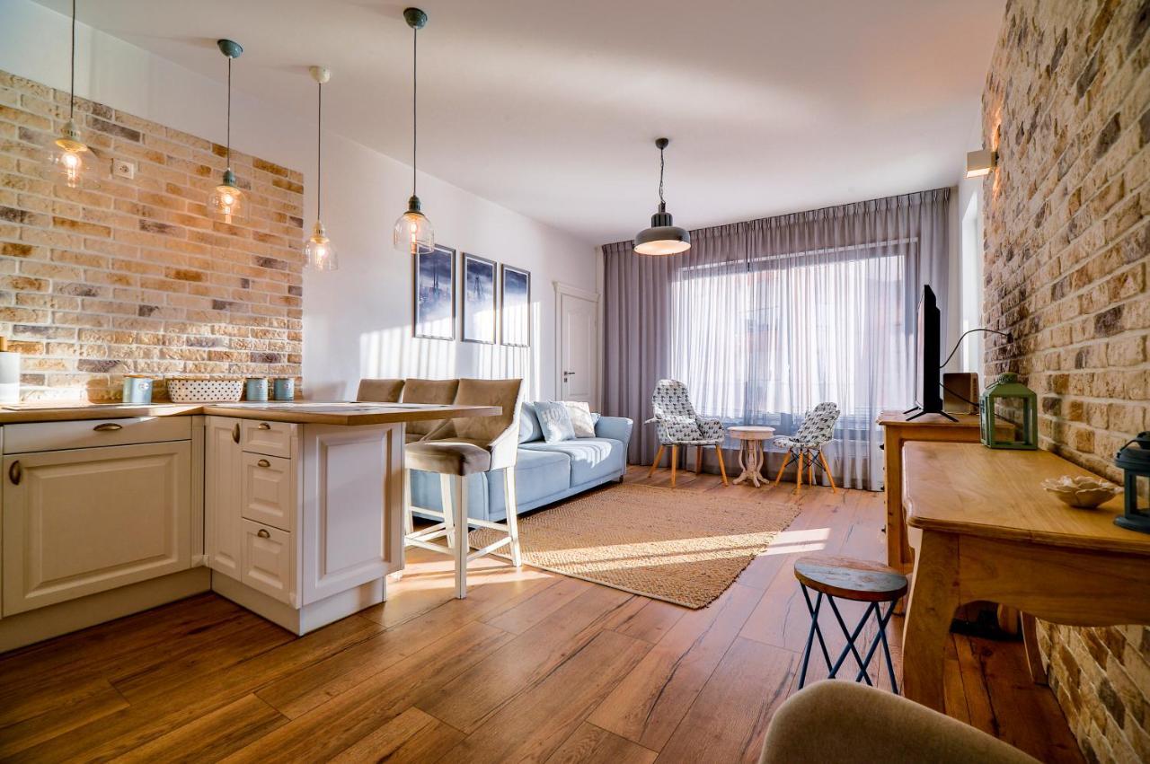 Citystay Brabank Apartament Nad Motlawa Danzig Exterior foto