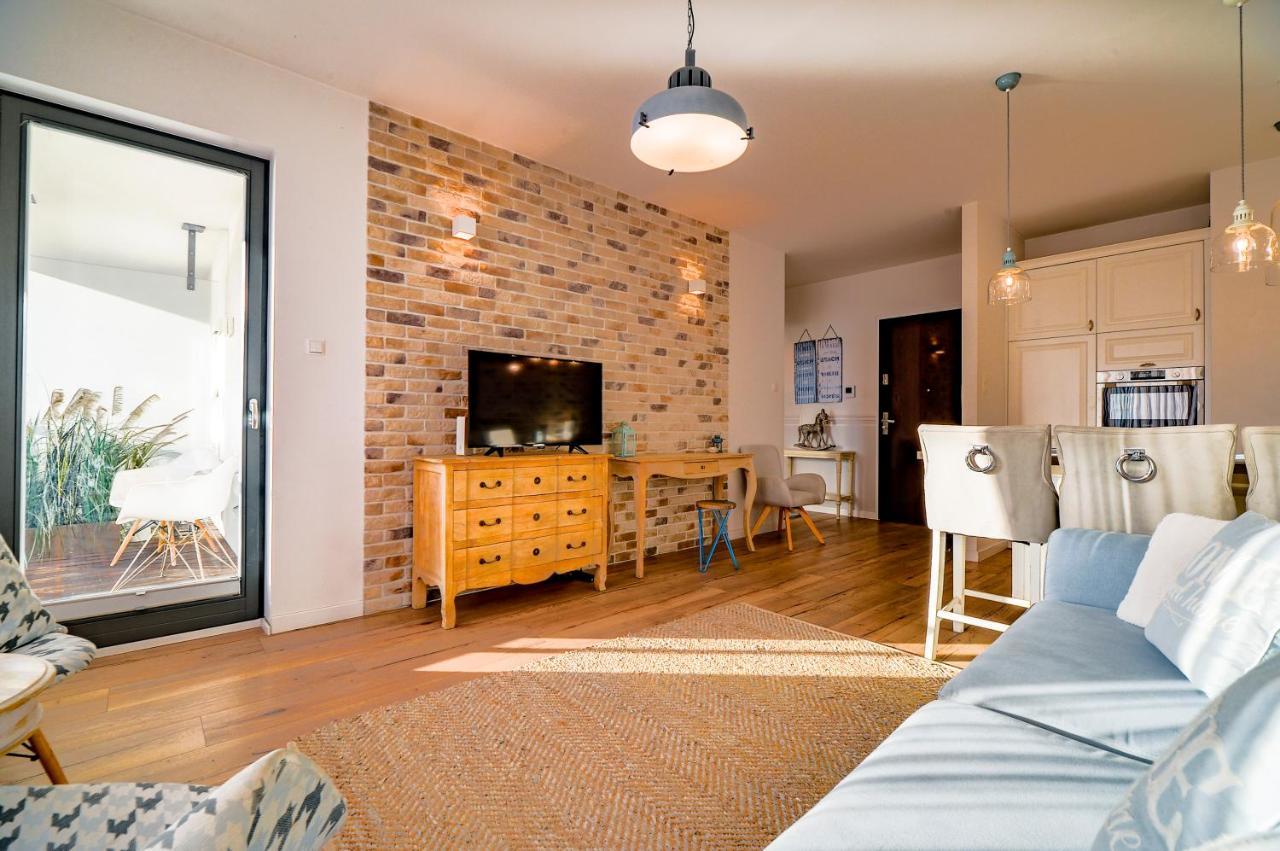 Citystay Brabank Apartament Nad Motlawa Danzig Exterior foto
