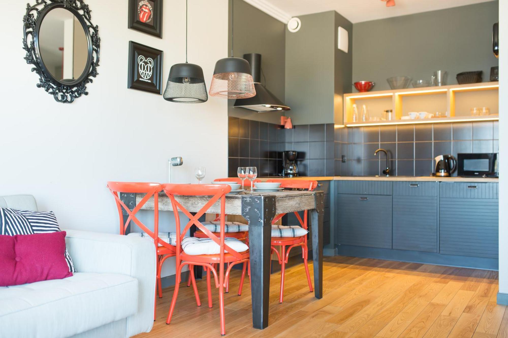 Citystay Brabank Apartament Nad Motlawa Danzig Zimmer foto
